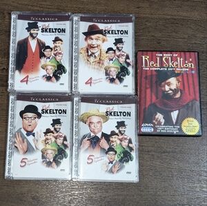 TV Classics Red Skelton Volume 1,2,3,4  DVDs & The Best Of Red Skelton Season 20